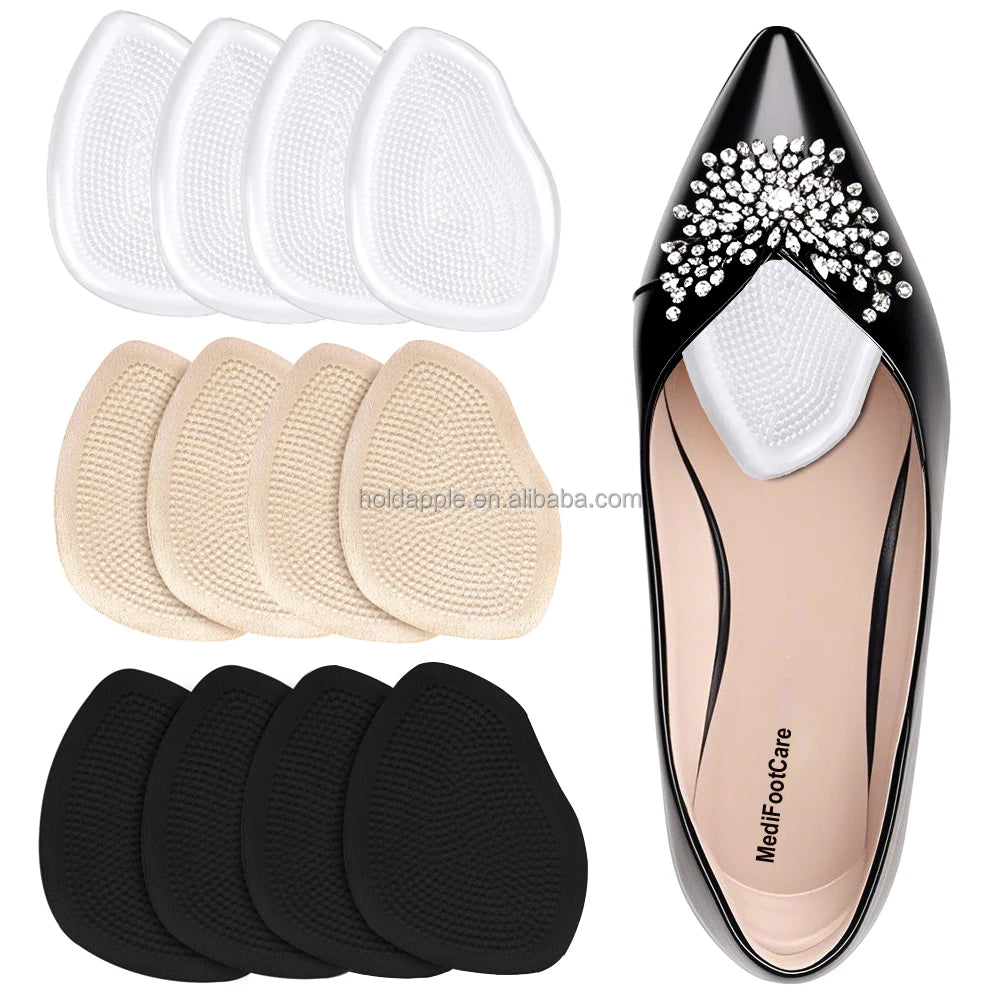 Metatarsal Pads Ball of Foot Cushions Premium Forefoot Pad Soft Gel Inserts Mortons Neuroma Callus Reduce Foot Pain HA00402