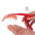 Curved Plastic Prawn Peeler for Shellfish Fruit & Vegetable Tool for Shrimp & Seafood Shelling