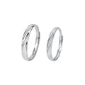 New NO MOQ Jewelry Fashion Couple Ring Jewelry 925 Sterling Silver Twisted Zircon Engagement Weeding Rings Lover Diamond Rings