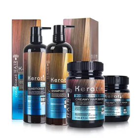 China Bottle Custom Logo Private Label Professional Collagen Moisturizing Natural Keratin Hair Shampoo