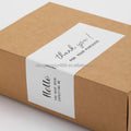 Strong Adhesive Sticker Custom Box Bag Labels Proof Food Packaging Seals Waterproof Sealing Stickers
