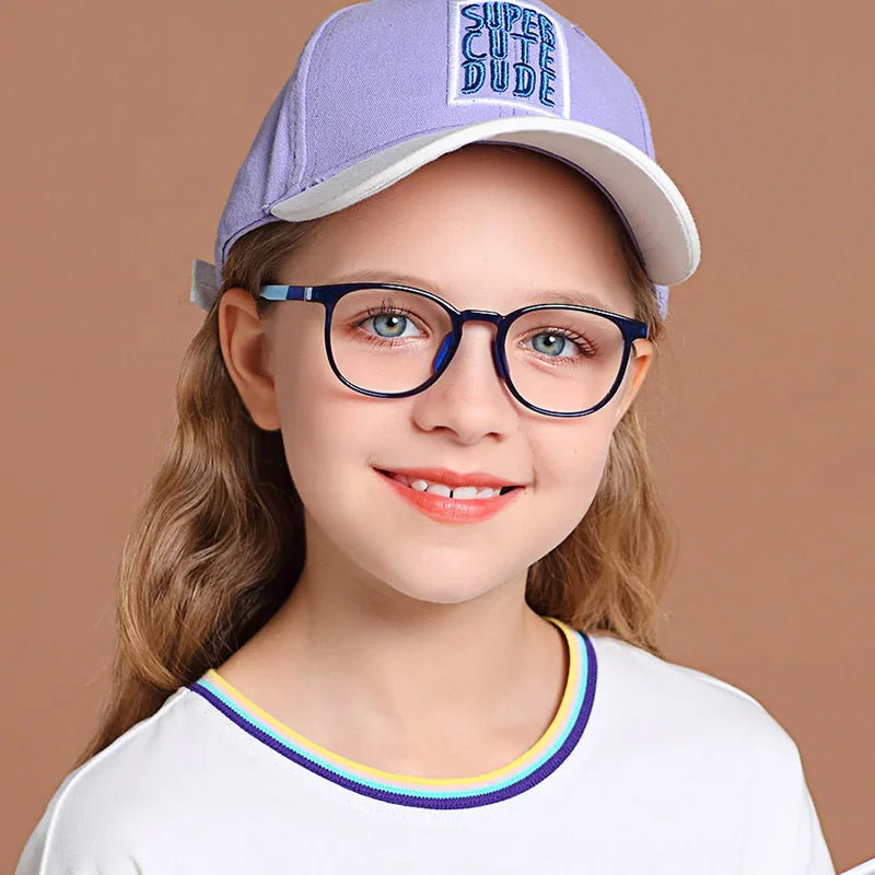 Silicon Flexible Children Kids Eyeglasses Eyewear Optical Frames Glasses