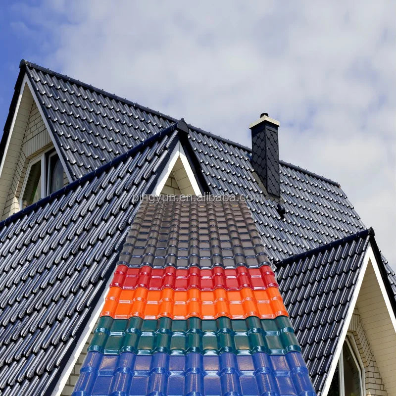 Pingyun PVC Roofing Sheet Non-Metal Roof Tile Plastic Roof