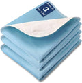 1824IN 3pcs Quilted Breathable Waterproof Underpads Washable and Reusable Incontinence Bed Pad for Pet Adult Senior Kids