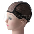 New Wig Hat for Making Wigs with Adjustable Elastic Straps Breathable Mesh Weaving Black Beige
