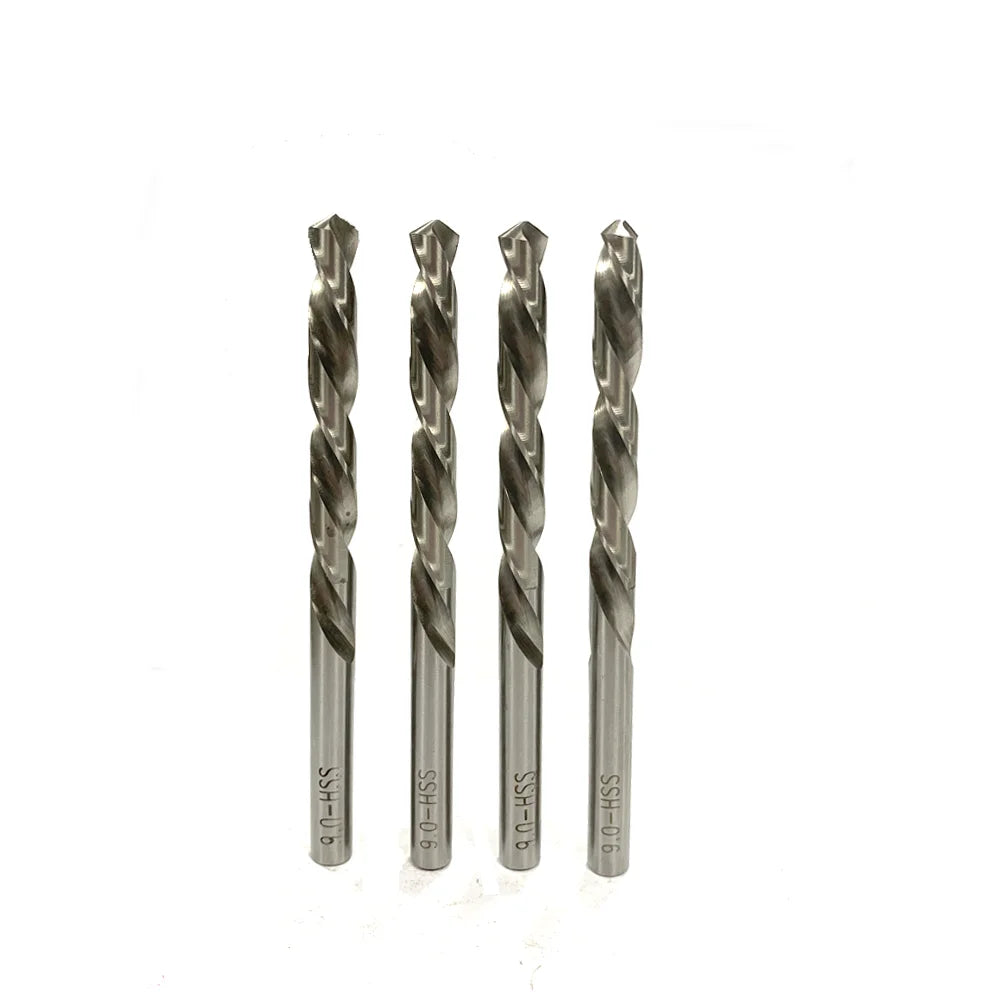 Ordinary Twist Drill Bits 1mm to 6mm Suitable for Stainless Steel Hard Metal Aluminum