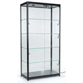 72inch High Aluminium Tempered Glass Full Vision Display Showcase
