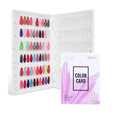 36-120 Nail Gel Polish Display Book Paper Color Chart for Nail Lacquer Design Too Nail Art