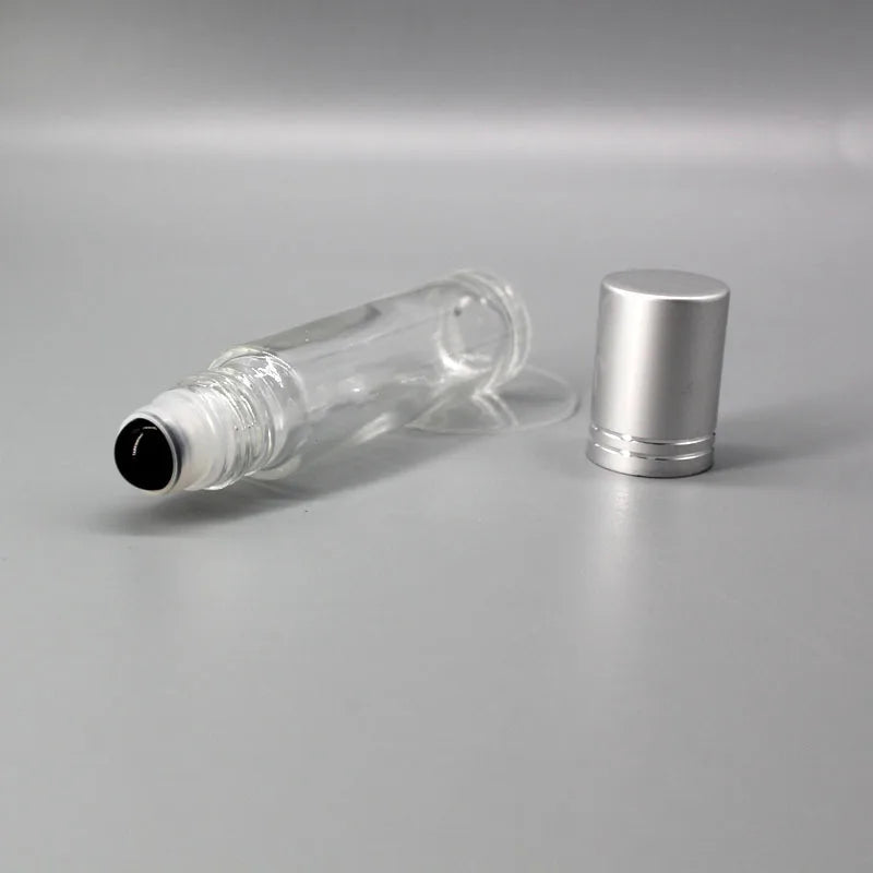 DIY Empty10ml Gemstone Crystal Essential Oil Roller Bottle