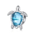 Summer Dream Turtle Beaded Sea Creatures S925 Sterling Silver White  Diy Jewelry Loose Bead Accessories