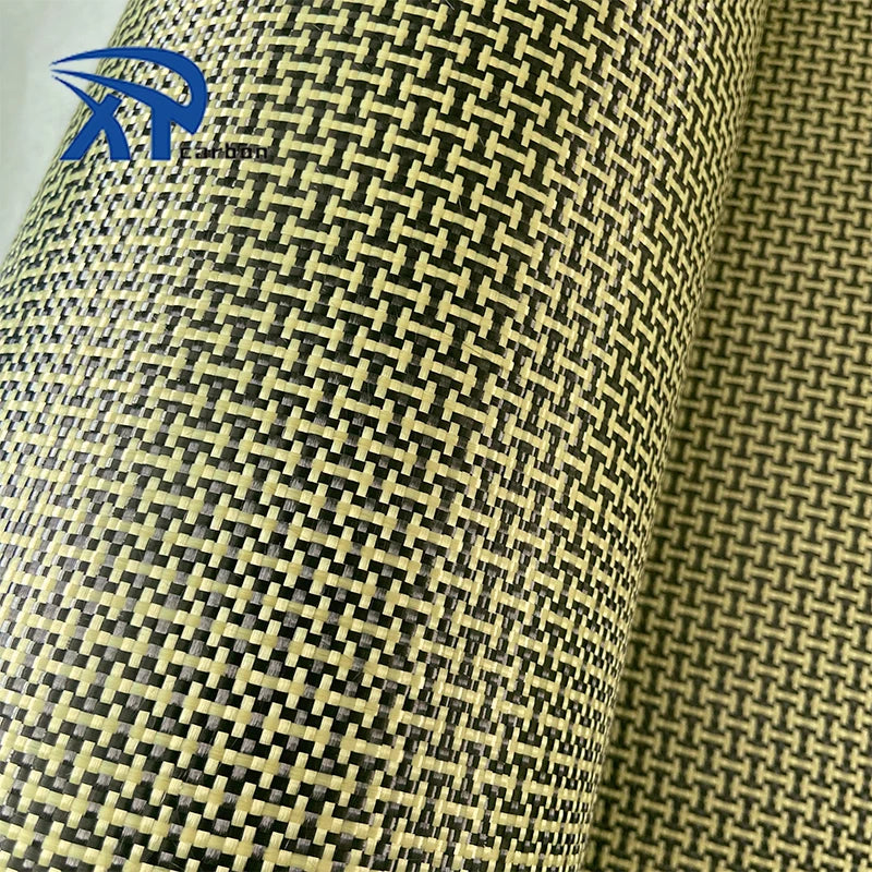 150cm Wide carbon Aramid Mixed Weaving 3k I-shaped Anti Cutting for Car Parts with Lower Carbon Fiber Price From China Supplier