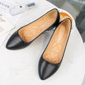 Big Size Flat Pump Pointed Toe Shoes Comfortable Slip-On Flat Women Casual Ladies Flat