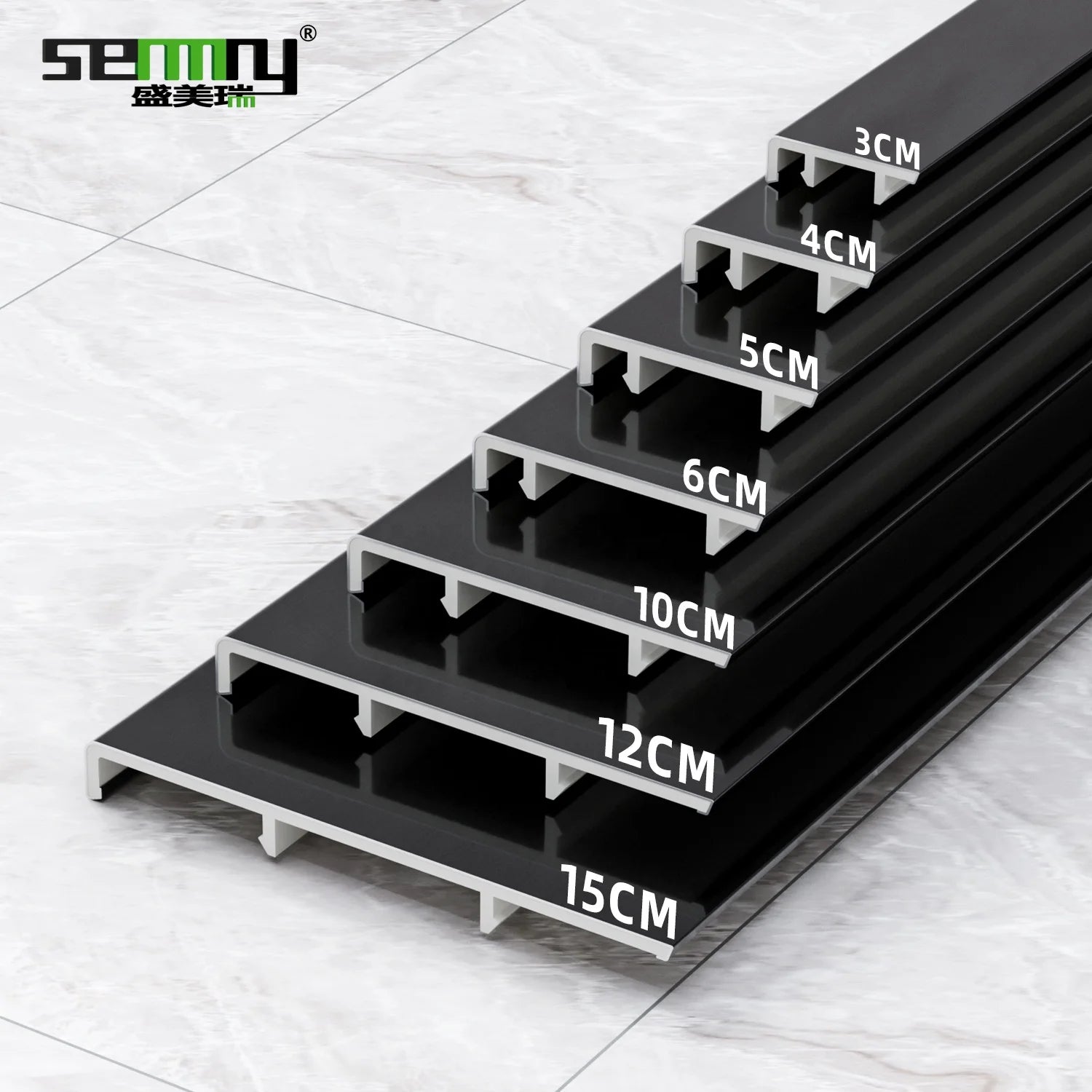 Aluminum Sample Box Wall Panel Trim Skirting Board Flooring Trim