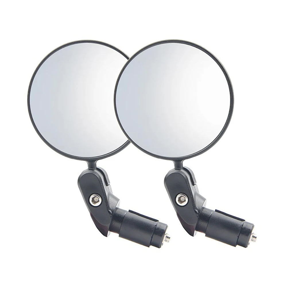 MultiFunction MTB Mirrors Bicycle Rear Wide Field View Mirror for Grip Handlebar Round Adjustable Rearview Mirror