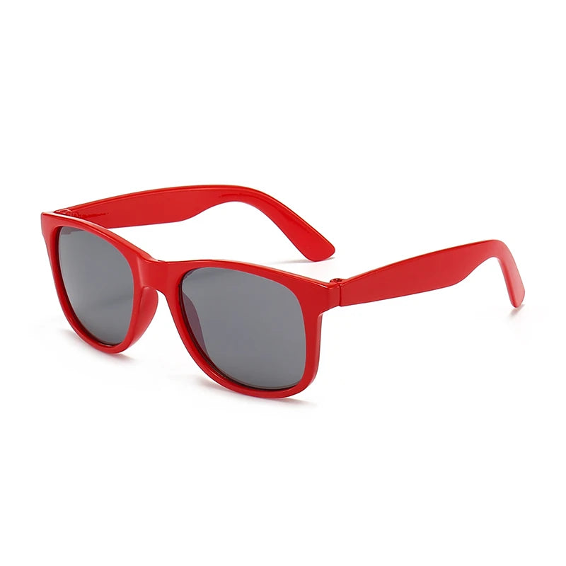 Classic Square Custom Logo PC Gradient Unisex Children's Kids Fashion Sunglasses