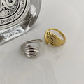 VIANRLA 925 Sterling Silver Fashion Statement 18k Gold Plated Handmade Jewelry