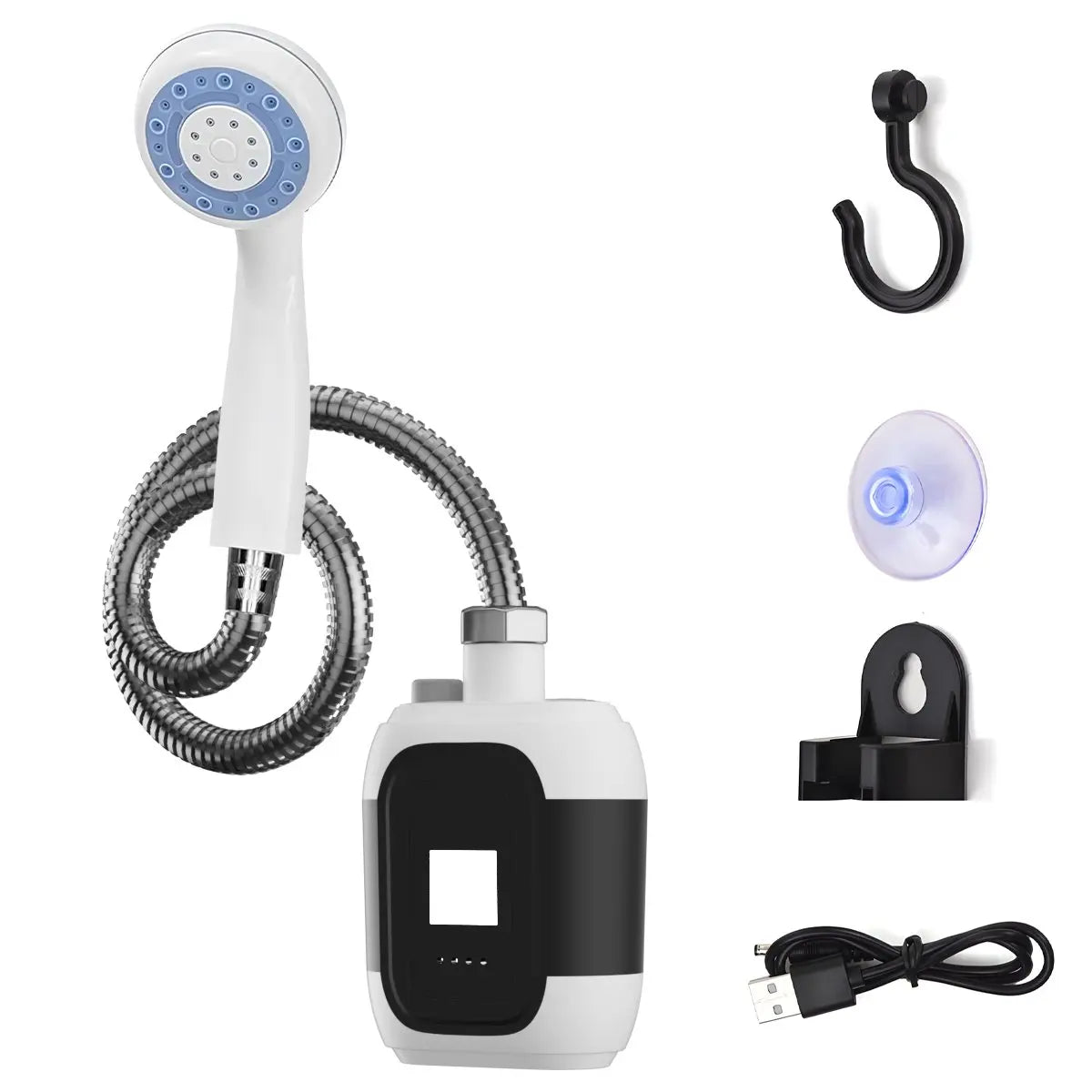 2025 NEW Private Mold Hot Selling Automatic Portable Water Pump Rechargeable Electric Outdoor Camping Shower