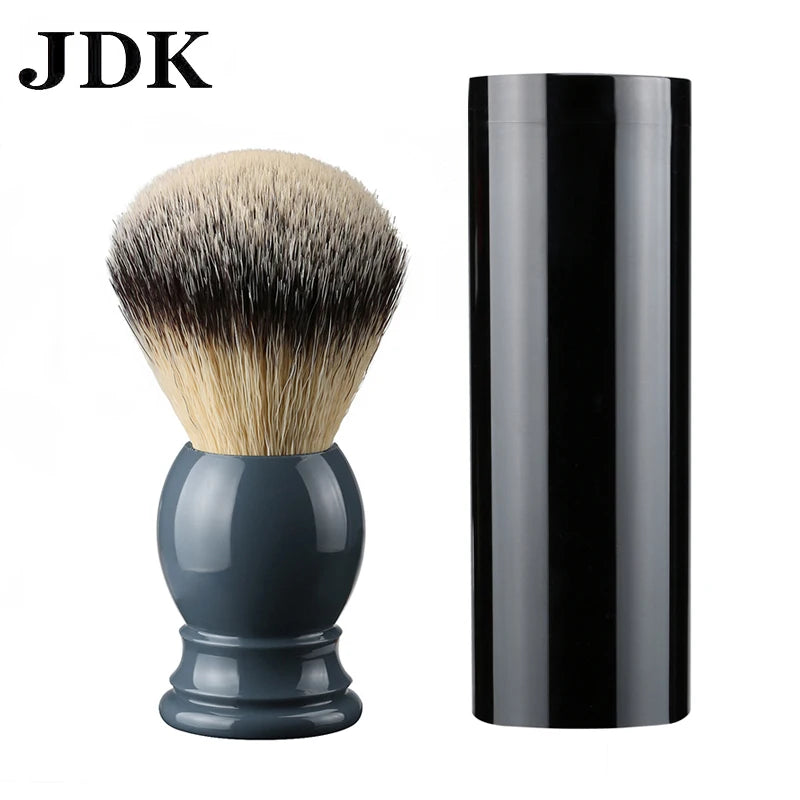 Your Own Logo Mens Grooming Beard Care Barber Razor Synthetic Hair Shaving Wholesale-Shaving-Brushes With Travel Case