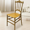Wholesale Gold/Blue Modern Plastic Wedding Chairs for Outdoor Living Room Park Events
