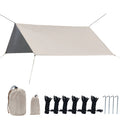 Factory Price Moq 1 Unit 300*300cm Waterproof Rain Fly Tarp UV Protection Camping Shelter