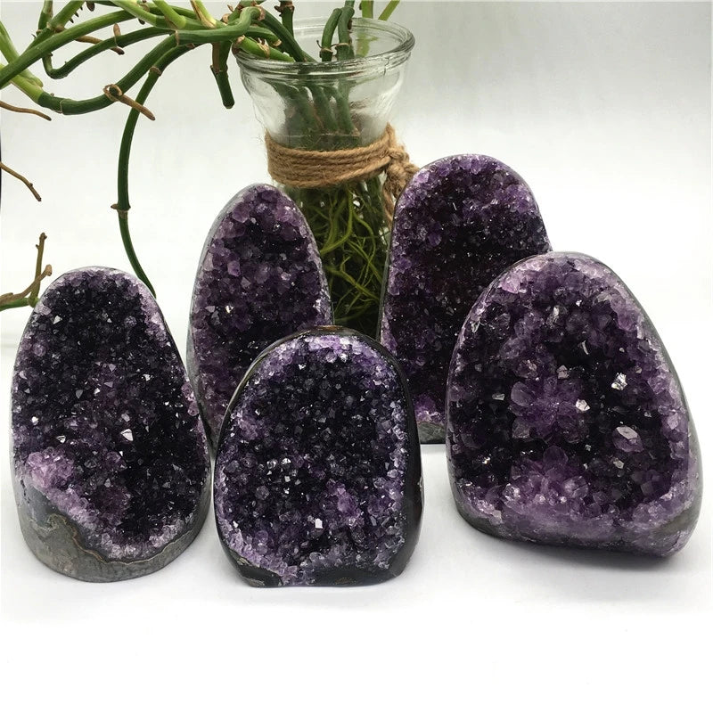 Wholesale Natural Top Quality Uruguay Amethyst Raw Crystal Cluster Geodes for Decor
