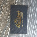 Custom EMBOSSED & DEBOSSED Business Cards Hot Foil Stamping Offset Printing Kraft Paper Cardboard Offset Paper Material Options