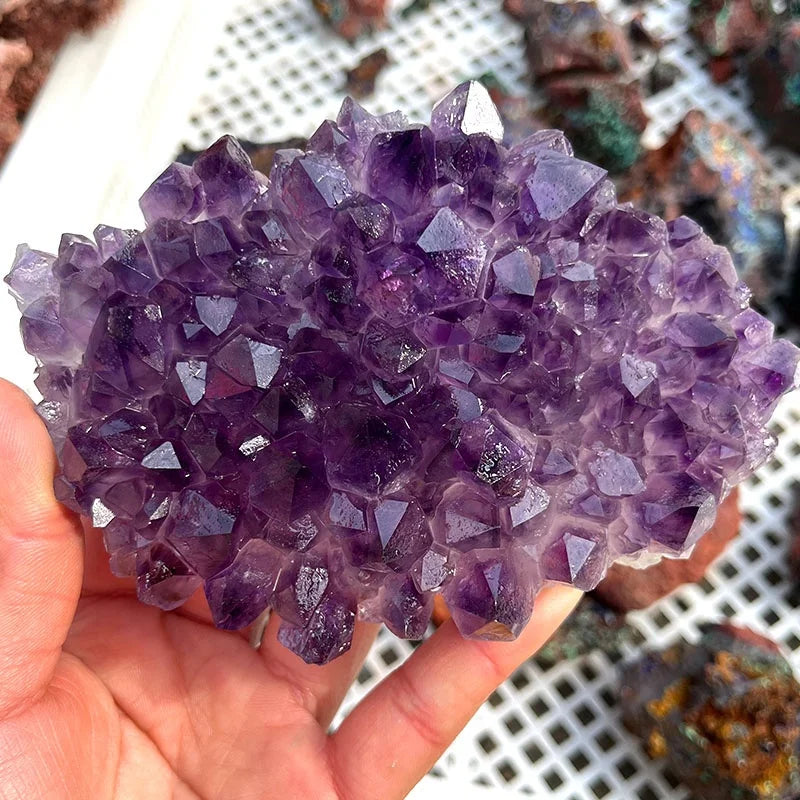 Hot Sale Raw Crystals Rough Amethyst Geode Cluster Crystals Healing Stones Natural Crystal Clusters Spiritual Products