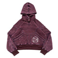 Customize Men Vintage Washed Oversized Fleece Sweatshirts Paneled Double Kangaroo Pockets Button Hooded Sweatshirt