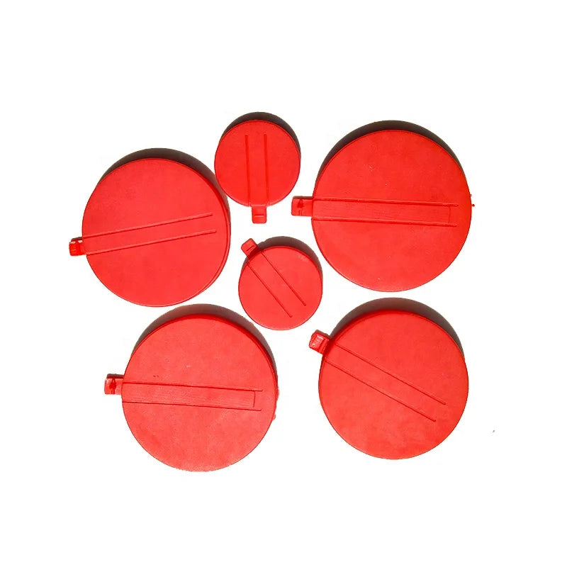 Red Plastic 3/4 Inch 2 Inch Cap Seals With Free Sample