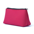 Customize Designer Professional Ladies Summer Ziplock Pouch Bag Makeup Bag Red Small Cosmetic Travel Bag With Logo