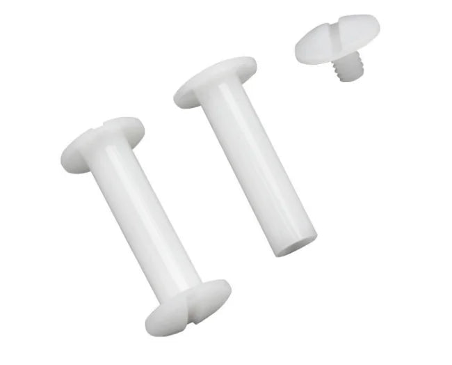 Plastic Book Binding Post Rivet Female and Male Screw Stationery Chicago Screws