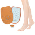 Detachable Unisex Genuine Leather Soft Thicken Anti-friction Shock Absorption Heel Cushion Shoe Pad