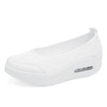 Women's Shallow Mouth Convenient Casual Shoes Thick Bottom Ladies Air Cushion Shoes Anti-slip Comfortable Ladies Sports Shoes