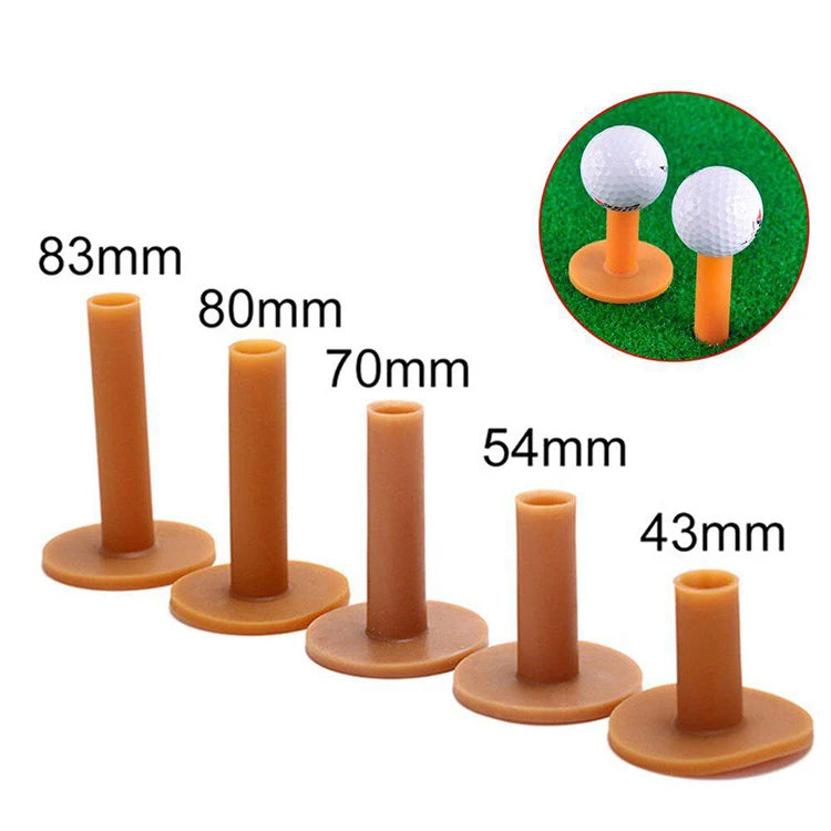 43 54 70 80 83 mm Training Practice Tee Mat Golf Ball Holders Driving Range Golf Rubber Tee