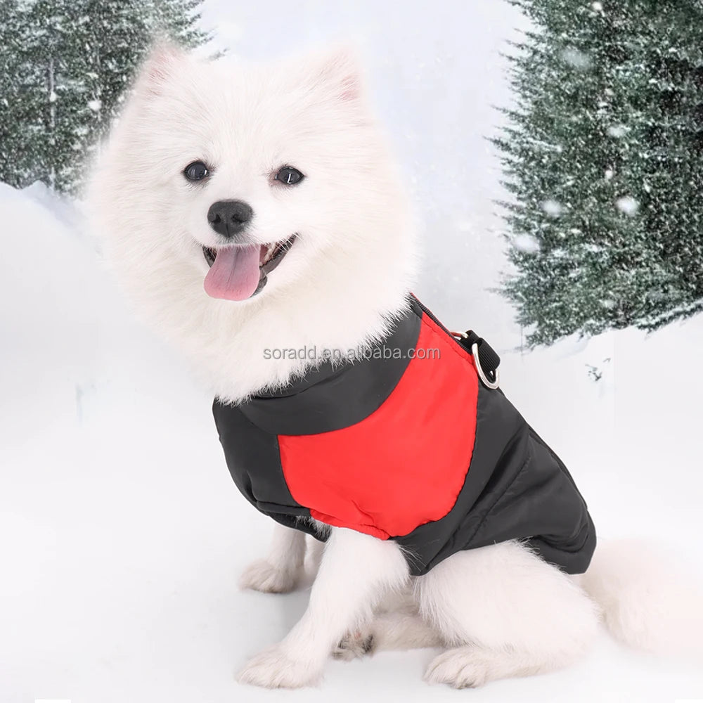 Hot Petshop Supplies Warm Thicken Wholesale Luxury Big Small Large Waterproof Puppy Coat Vest Dog Jackets Winter Pet Clothes