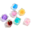 Clear Inner Color Faced Beads for Bracelets Necklace Making Diy Acrylic Jewelry Accessories
