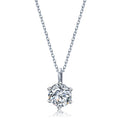 Pendant Moissanite 925 Sterling Silver 1.0 Carat 6 Claws 925 Sterling Silver Pendant for Women Classic Design