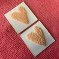 Custom Heart logo Cotton Chenille Embroidery Patchiron on Embroidery Towel Chenille Badge for Hoodies