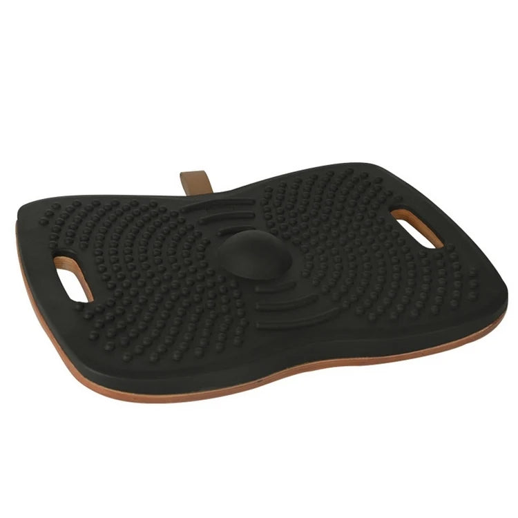 Standing Desk Mat Anti-Fatigue Wooden Wobble Balance Board Ergonomic Design Balance Board for Home Office Gym