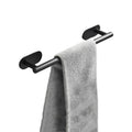 Adhesive Modern Brushed Stainless Steel Corner Bathroom Dual Tier Towel Bar Wall Mount Towel Hanger Rack