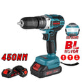 1000W 450NM Brushless Electric Impact Drill Electric Cordless Screwdriver 25+3 Torque 3 in 1 13mm for Makita 18v Battery DIY