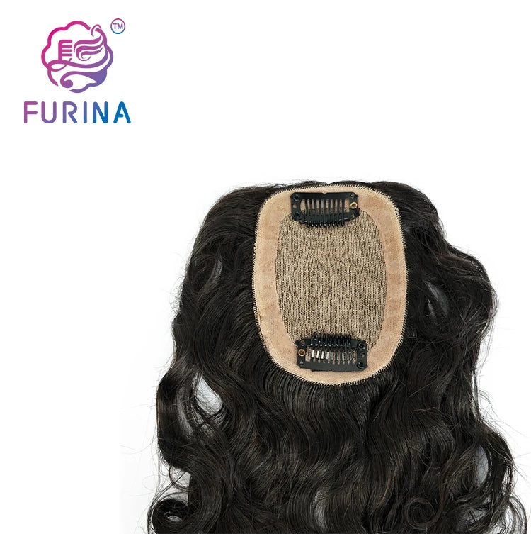 High Quality Materials Good Looking Soft Beautiful Curly Wholesale Handmade Human Hair Toppers for Women