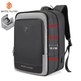 Arctic Hunter Business Waterproof Laptop Backpack with USB Large Capacity 18 Inches for Outdoor Mountaineering Travel
