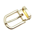 Hot Selling 1 Inch Simple Pin Style Women Strap Buckle Light Gold Clip Buckle for Slim Leather Belt Ladies