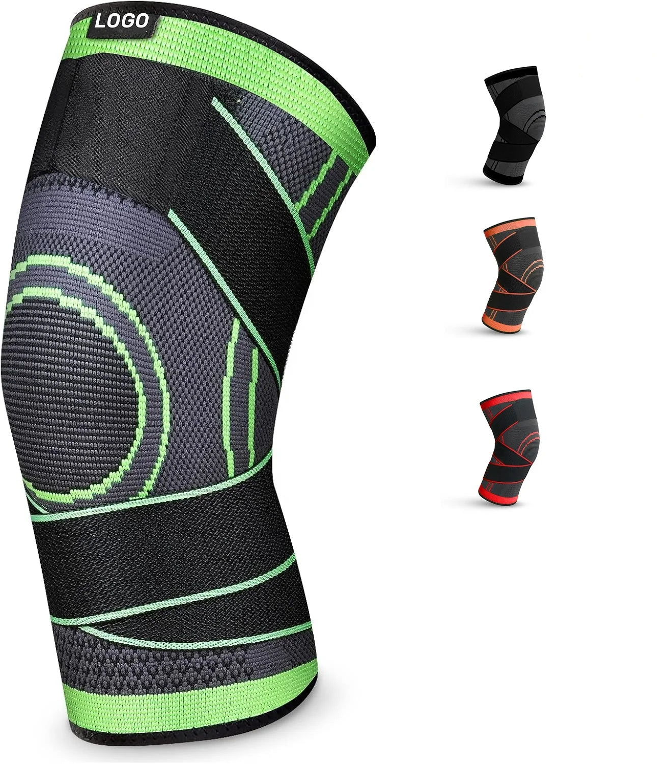 Arthritis Compression Knee Brace with Removable Adjustable Straps