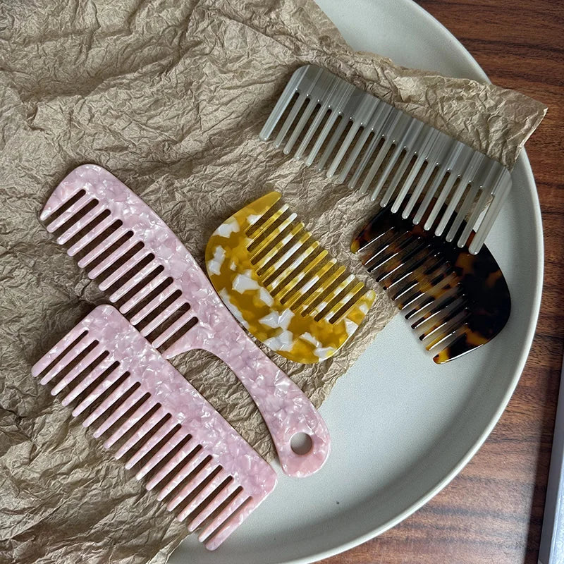 ZiTeng Semicircular Acetate Comb for Women's Hair Comb Optional Color Custom Hairpin Comb Headband Source Factory