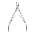 Surgical Grade Stainless Steel Nail Trimmer Long Handle Pro Salon Pedicure Care Cuticle Nipper Satin Finish Silver for Fingers