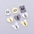 2026 Alloy Made Adhesive Backing Gold Silver Heart Hook for Phone Charm Accessories Decoration