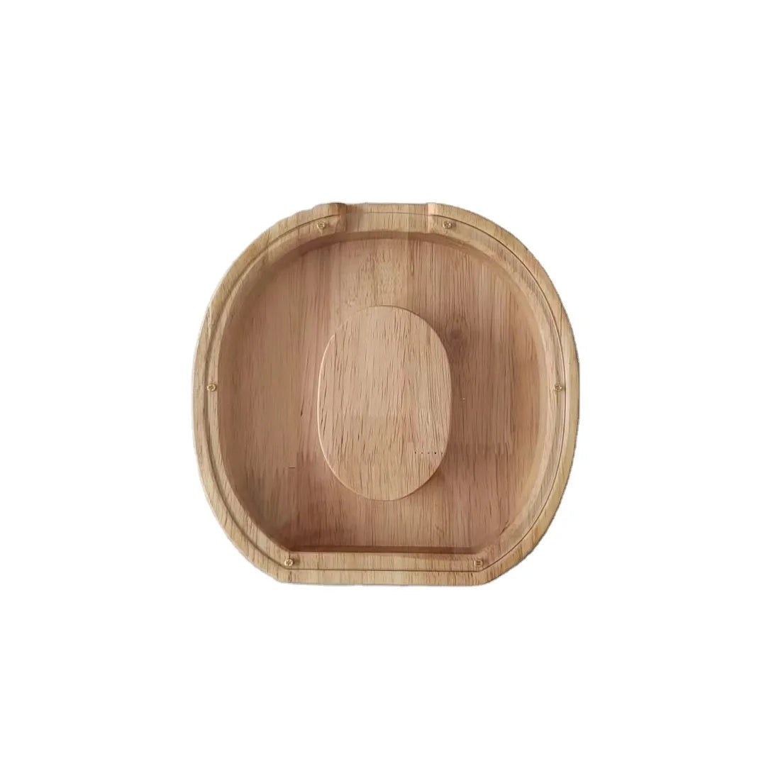 Transparent Alphabet Letter Wooden Piggy Bank DIY Gifts Coin Money Saving Box for Kids Boys and Girls