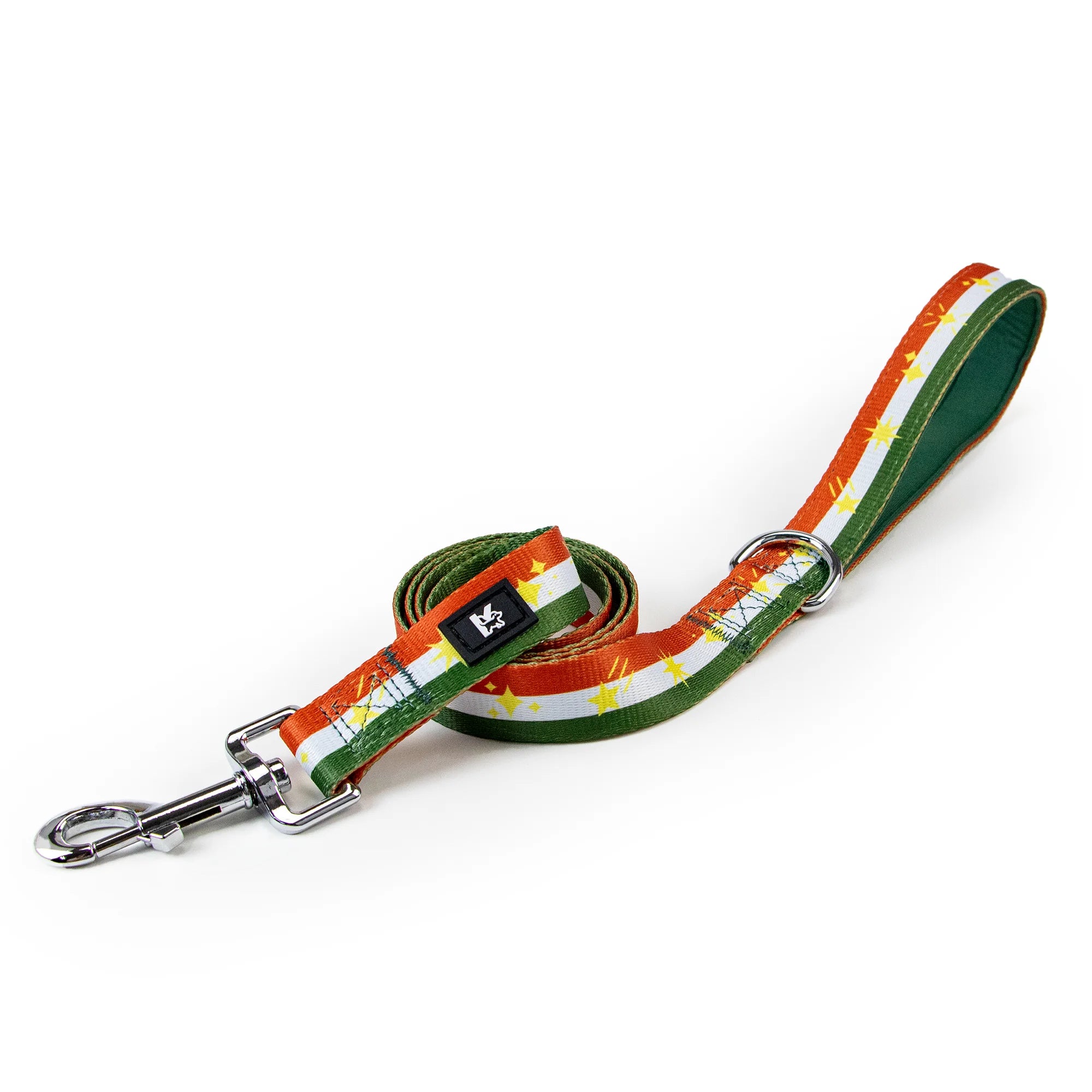 Factory Price Christmas  Durable Flower Printing Nylon Dog Leash Colorful Pet Dog Leads Three Size Dog Leash by Kingspeed